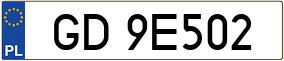Truck License Plate